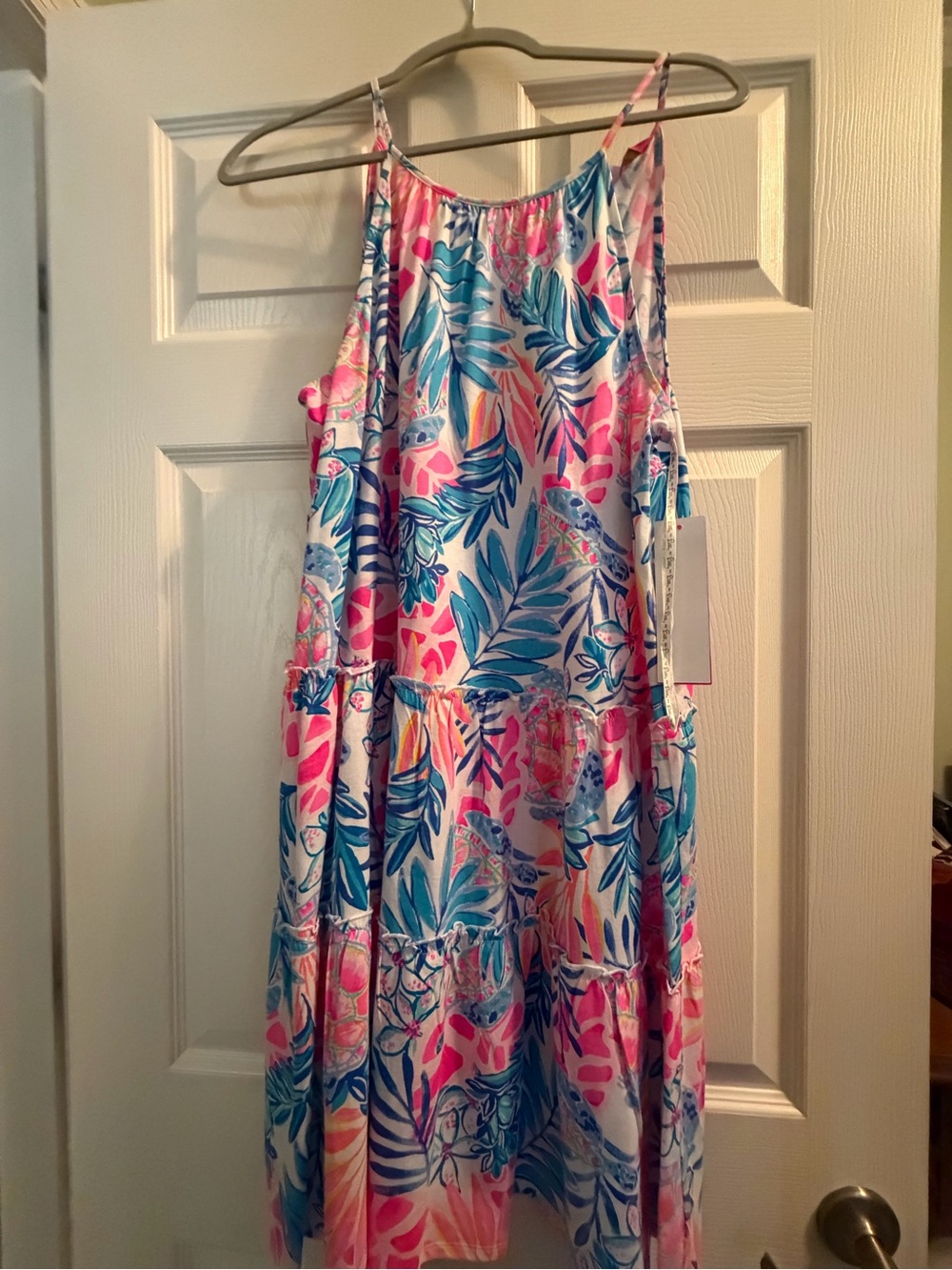 Lilly Pulitzer Evalyn Colorful Floral Sundress rainforest retreat